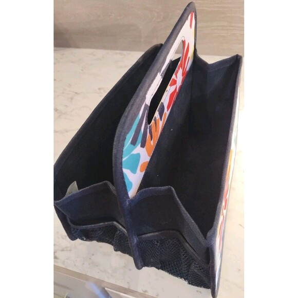 Thirty-One Organizer Double Duty Caddy In Bloomin Bouquet Retired Crafts Makeup - Picture 6 of 7